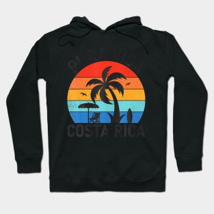 Pura Vida Beach Costa Rica Sunset Beach Surf Summer Hoodie